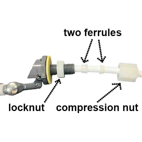 304 Stainless Steel Float Valve 1/2" Auto Shut Off Ball Mini Float Valve Suitable