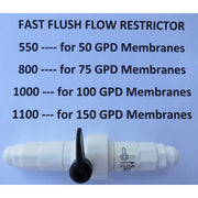 Fast Flush Ball Valve with Restrictor