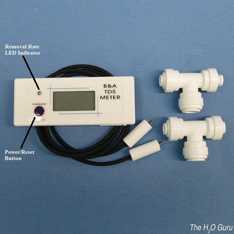 Senno Dual TDS meter with battery and probe fittings –