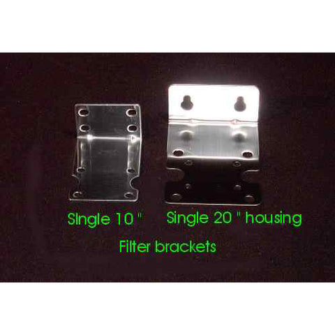 Single Filter Bracket SS for 20" Housings